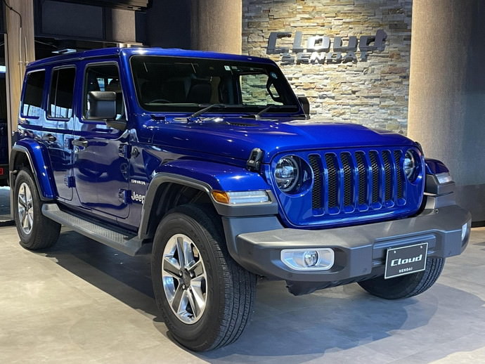 ジープラングラーアンリミテッド/サハラ オーシャンブルーメタリッククリアコート